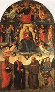 PERUGINO, Pietro The Assumption of the Virgin with Saints USA oil painting artist